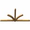Ekena Millwork Redmond Rough Sawn Timber Gable Bracket, Western Red Cedar, 96"W x 52"H x 4"D x 4"F, 13/12 Pitch GBW096X52X0404RED00RWR - alternate 2